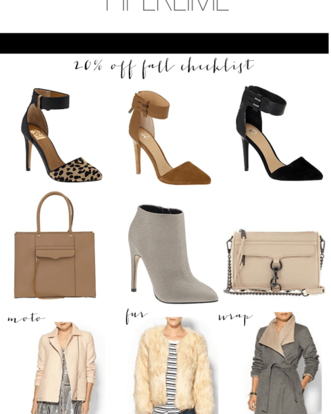 Fall Checklist Sale