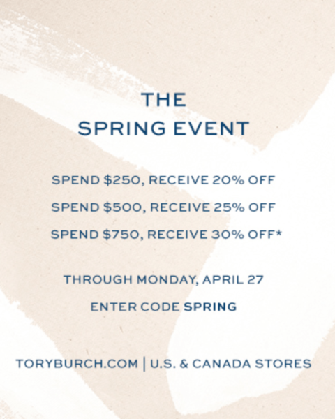 Tory Burch Private Sale | Chronicles of Frivolity