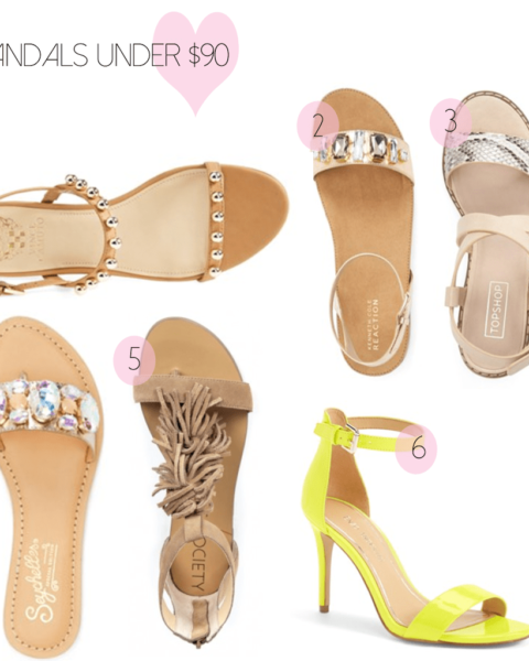 Sandals under $90