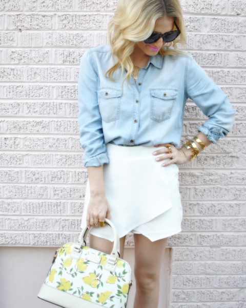 Chambray Shirt & Skort