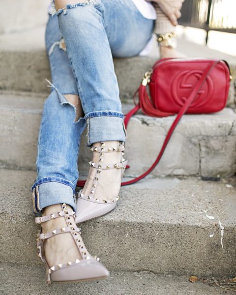 Valentino Pumps & Boyfriend Jeans