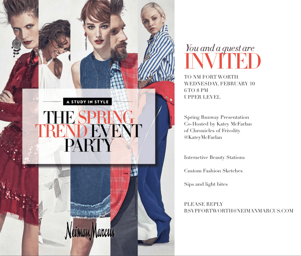 Neiman Marcus Spring Trend Event Party | Chronicles of Frivolity