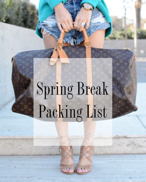 Spring Break Packing List