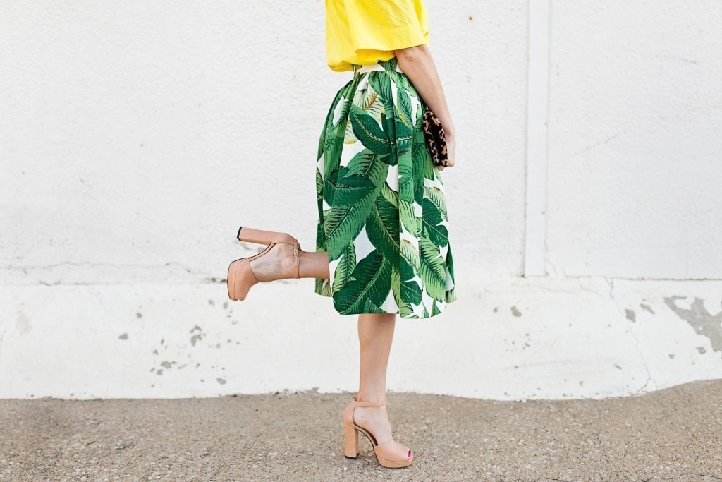 Palm Print Skirt | Chronicles of Frivolity