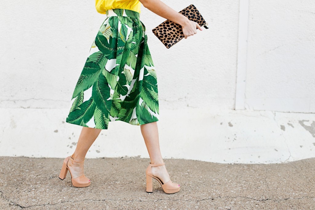 Palm Print Skirt | Chronicles of Frivolity