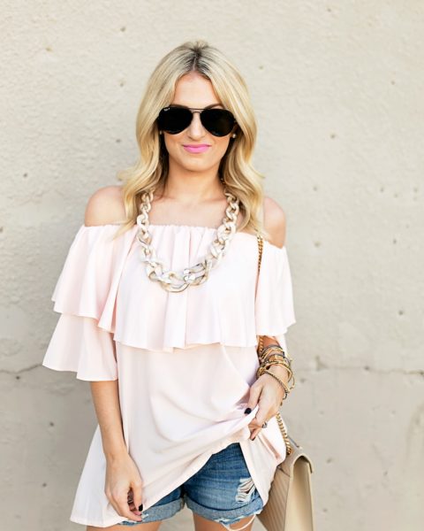 Breezy Pink Top