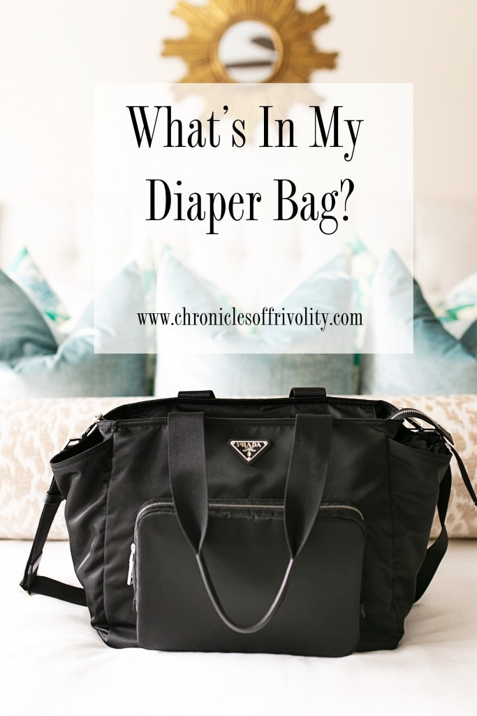 prada backpack diaper bag