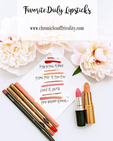 Favorite Daily Lipsticks