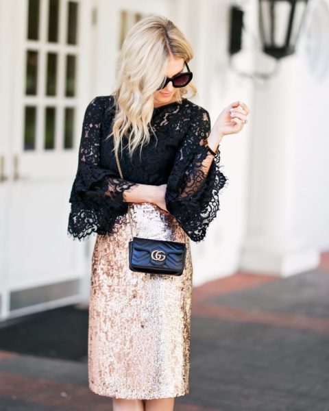 Styling a Sequin Skirt