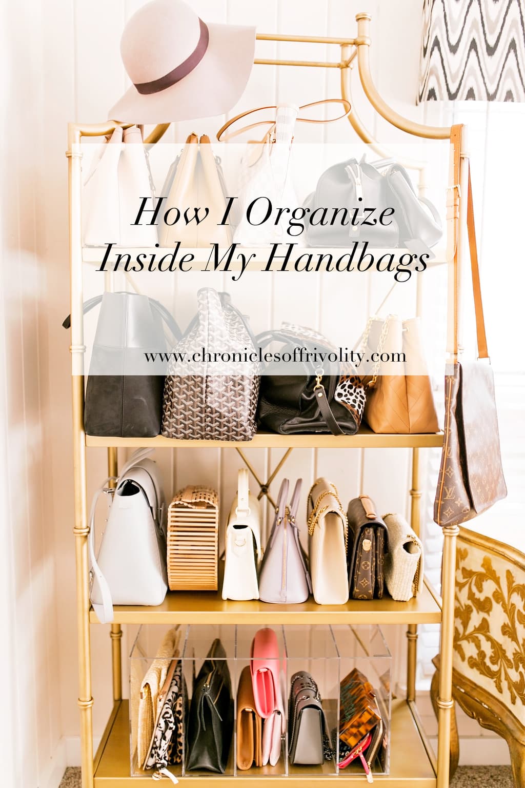 How to organize your handbags