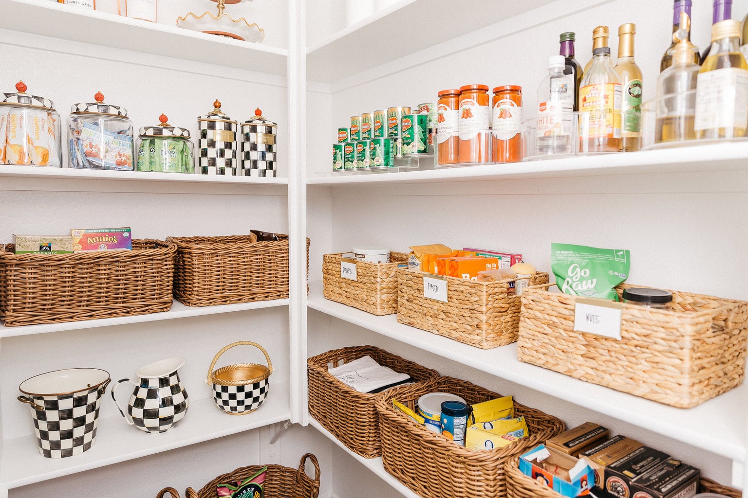 How to Organize an L-Shaped Pantry  L shaped pantry, Pantry shelving, Kitchen  organization pantry