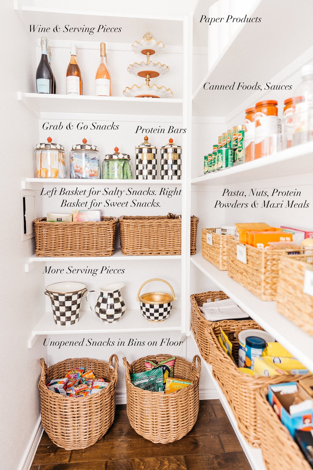 How to Organize an L-Shaped Pantry