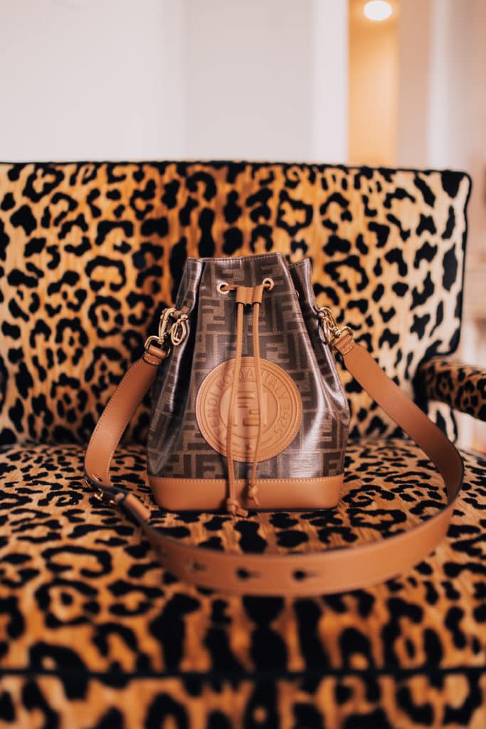 Fendi Mon Tresor Logo Canvas Bucket Bag | Chronicles of Frivolity