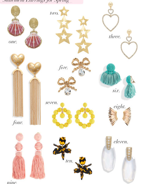 Statement Earrings for Spring