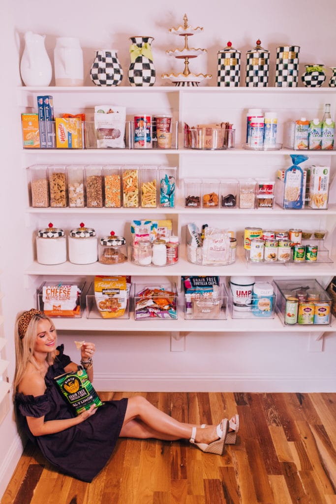 Organized Slide Out Pantry - The Honeycomb Home