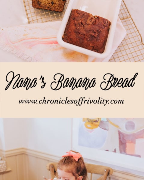 Nana’s Banana Bread Recipe