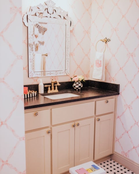 Toddler Girl Bathroom Before + After