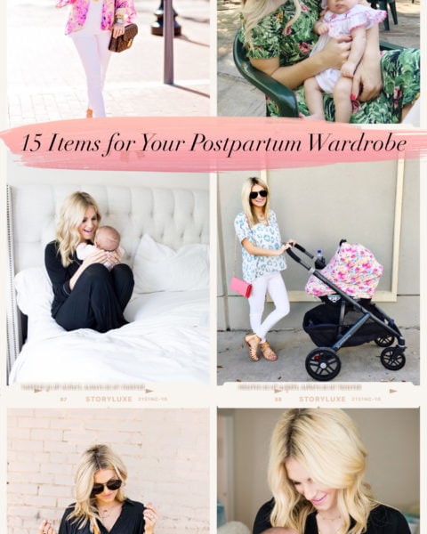 15 Items for Your Postpartum Wardrobe