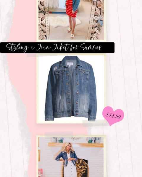 Styling a Jean Jacket for Summer