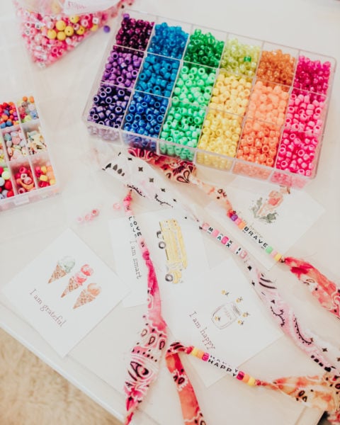 Back to School Craft: Affirmation Bracelets